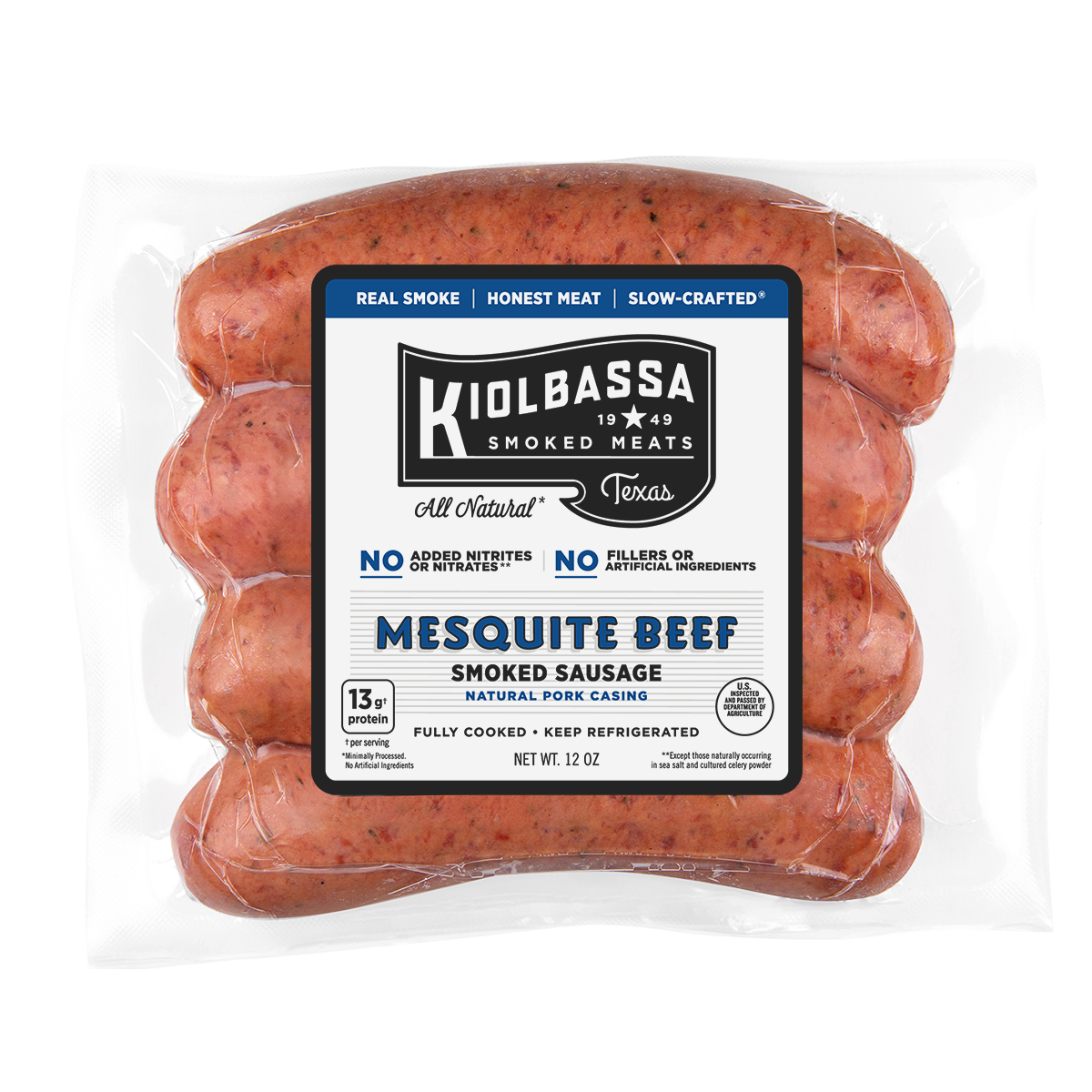 Mesquite Beef Smoked Sausage