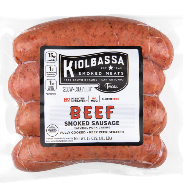  Beef Smoked Sausage Kiolbassa 