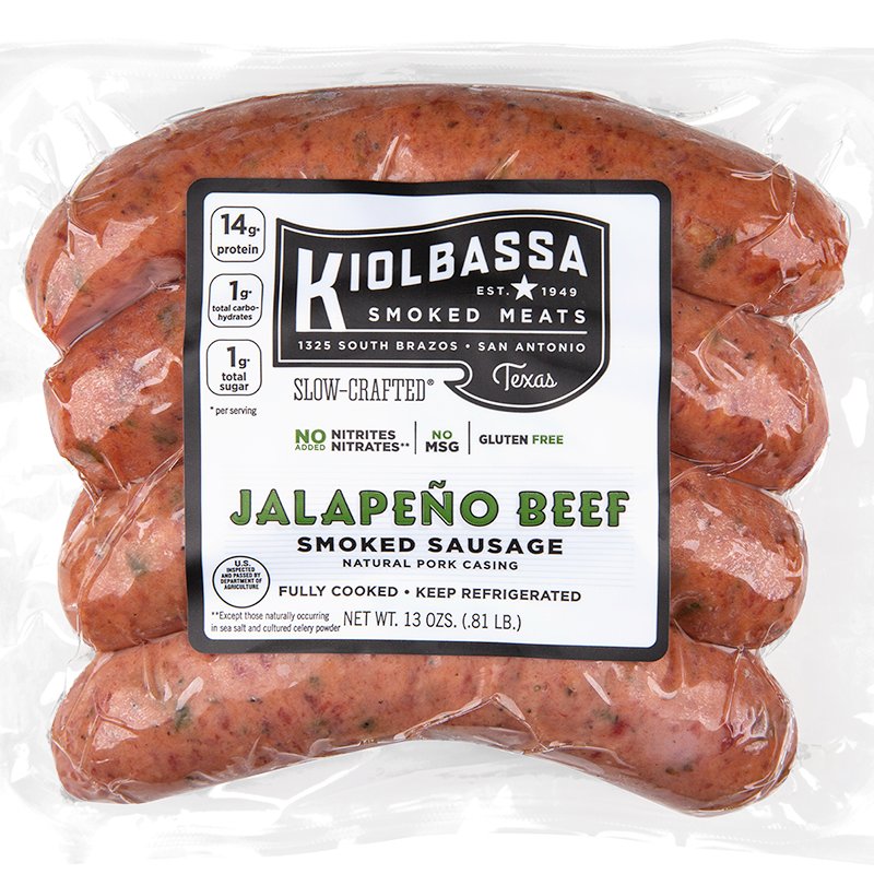 Jalapeño Beef Smoked Sausage