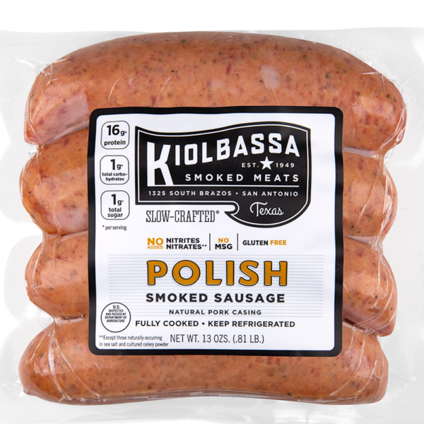 Polish Smoked Sausage - Kiolbassa