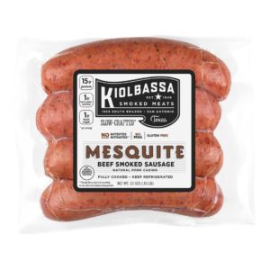 Mesquite Beef Smoked Sausage - Kiolbassa