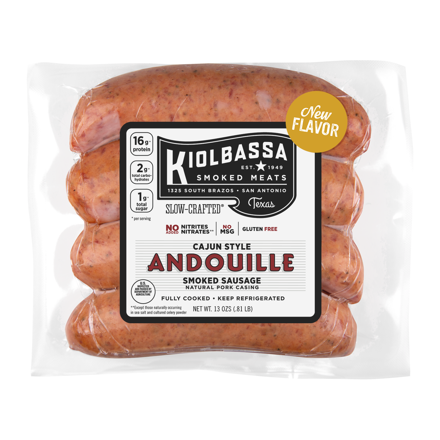 Cajun Style Andouille Smoked Sausage