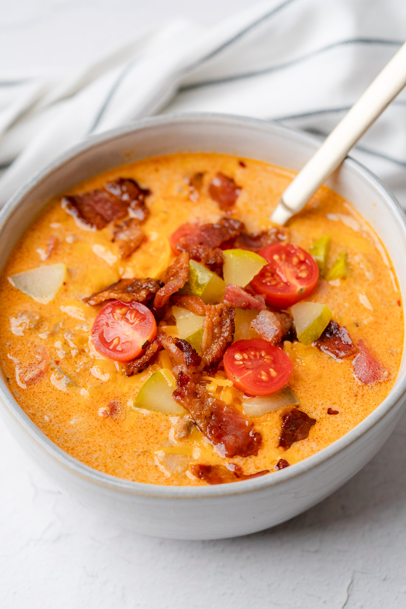 Bacon Cheeseburger Soup